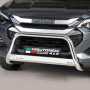 Isuzu D-Max nudge bar polished stainless steel